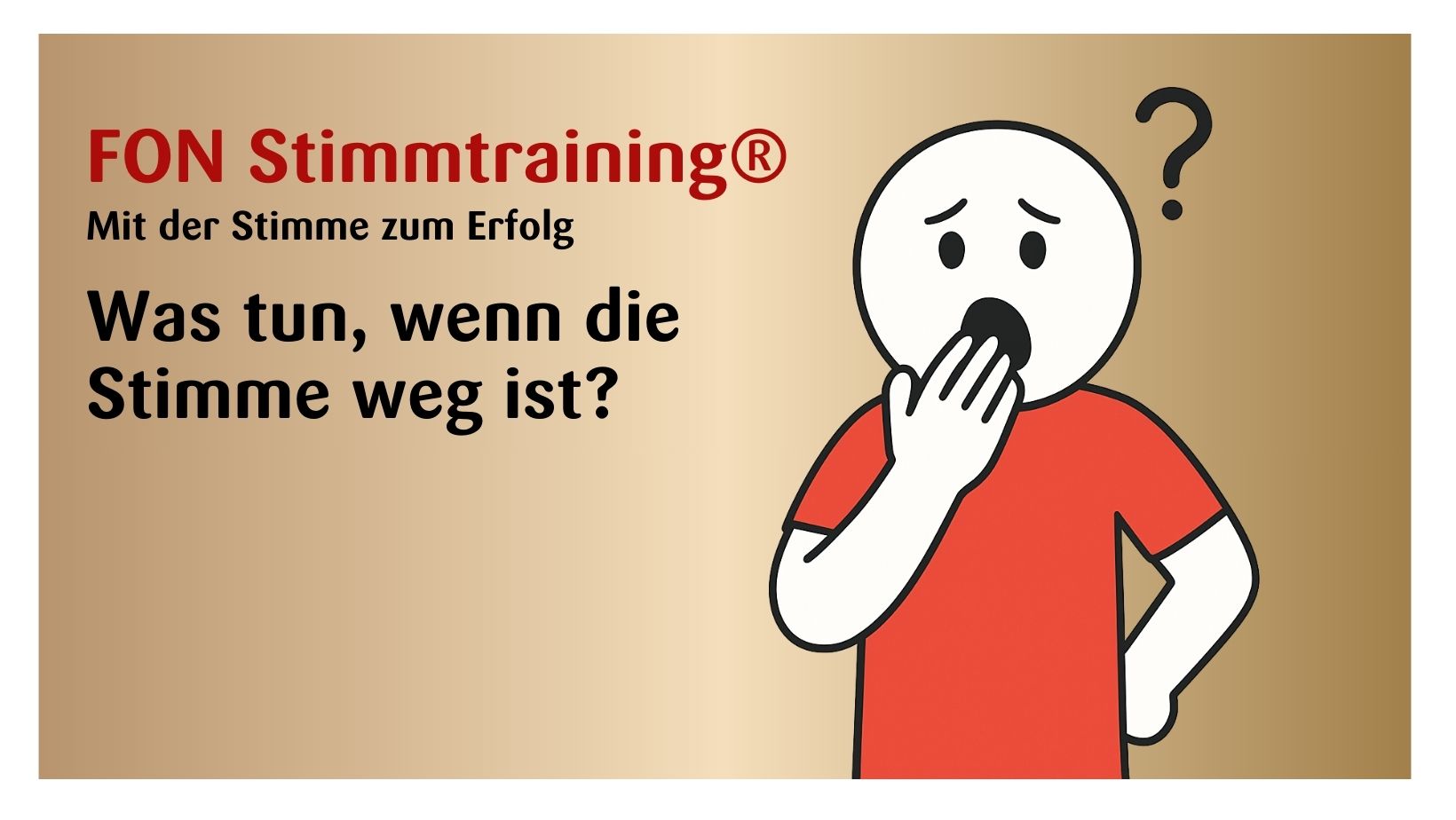Voice Gives Out? Emotions Behind Sudden Voice Loss